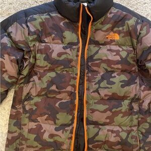 The North Face Green and Brown Jacket